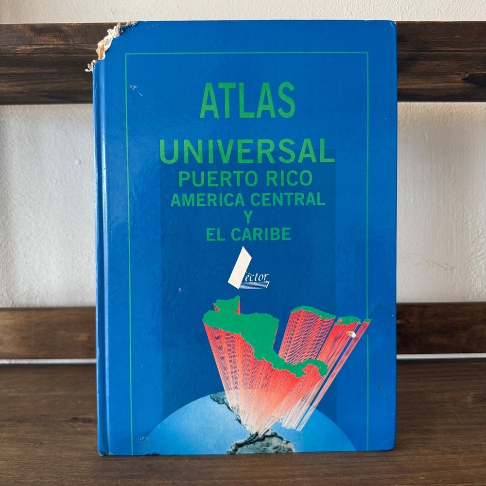Atlas Universal Puerto Rico America Central Y El Caribe 1999 Hardcover‎